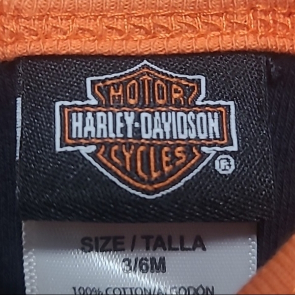 BABY BOY'S HARLEY DAVIDSON MOTORCYCLE ONESIE - Picture 3 of 6